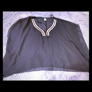 Chiffon Black Blouse